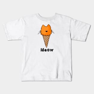 Cat Cone Kids T-Shirt